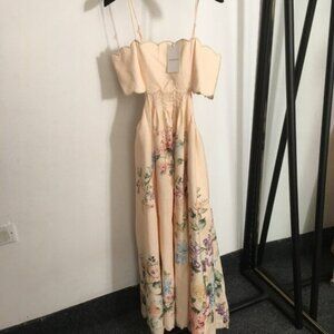 Zimmermann Women's 3D Floral Print Slip Dress